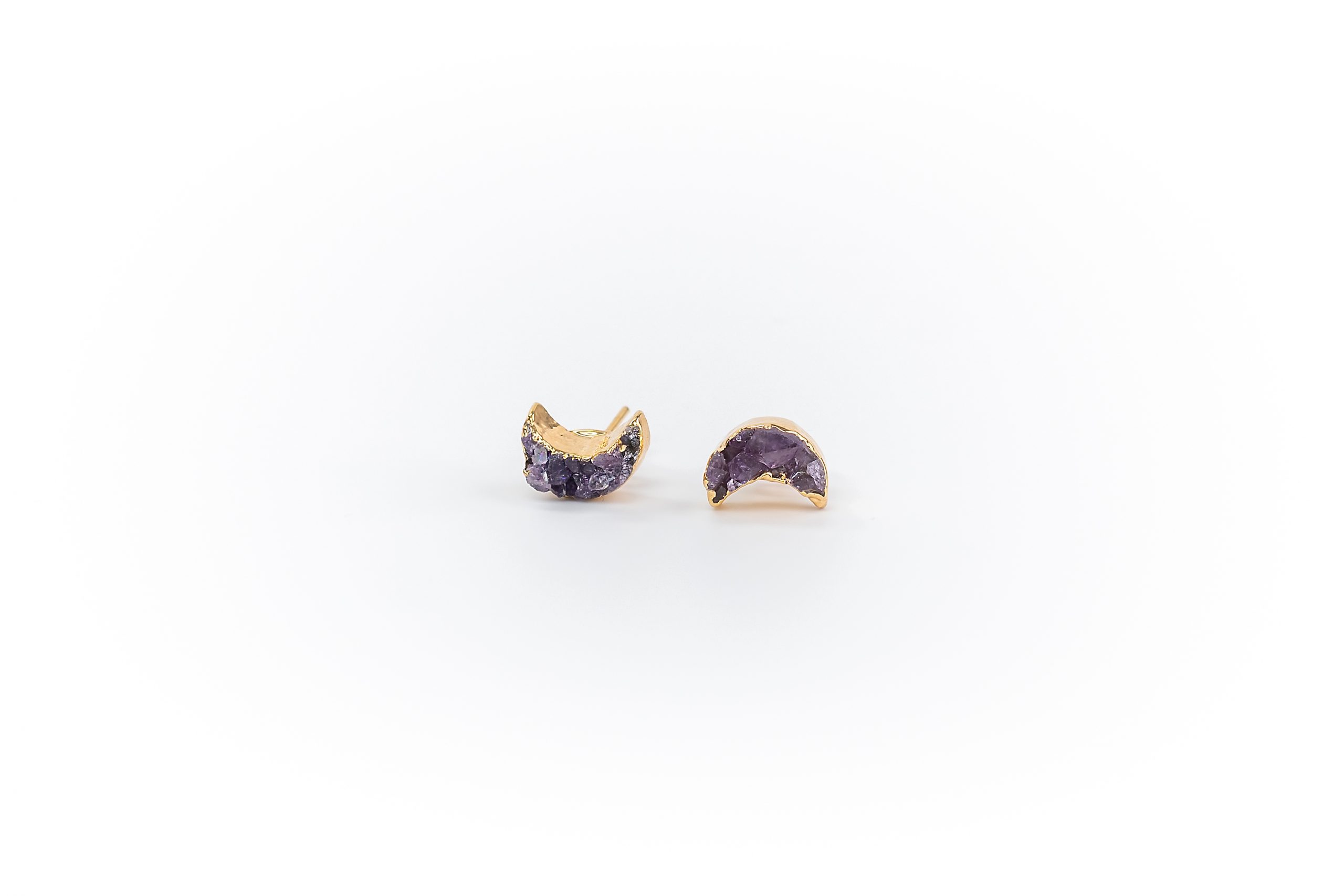 Cercei DILARA Purple Moon Gold