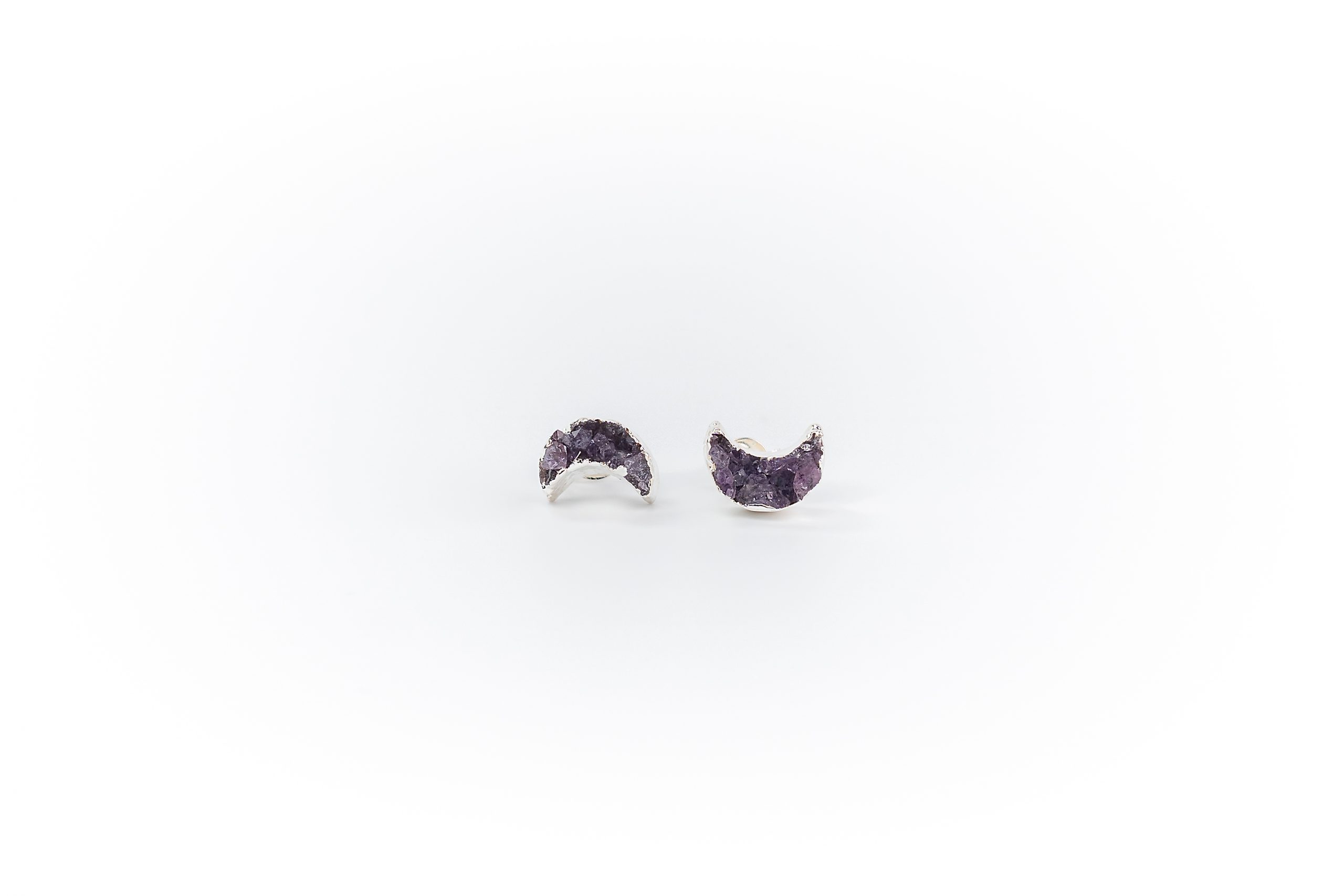 Cercei DILARA Purple Moon Silver